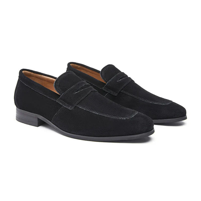 Neumiro Suede Strap Loafers