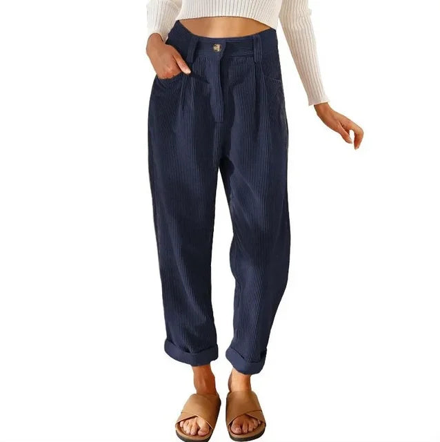 Charley | Relaxed Corduroy Trousers