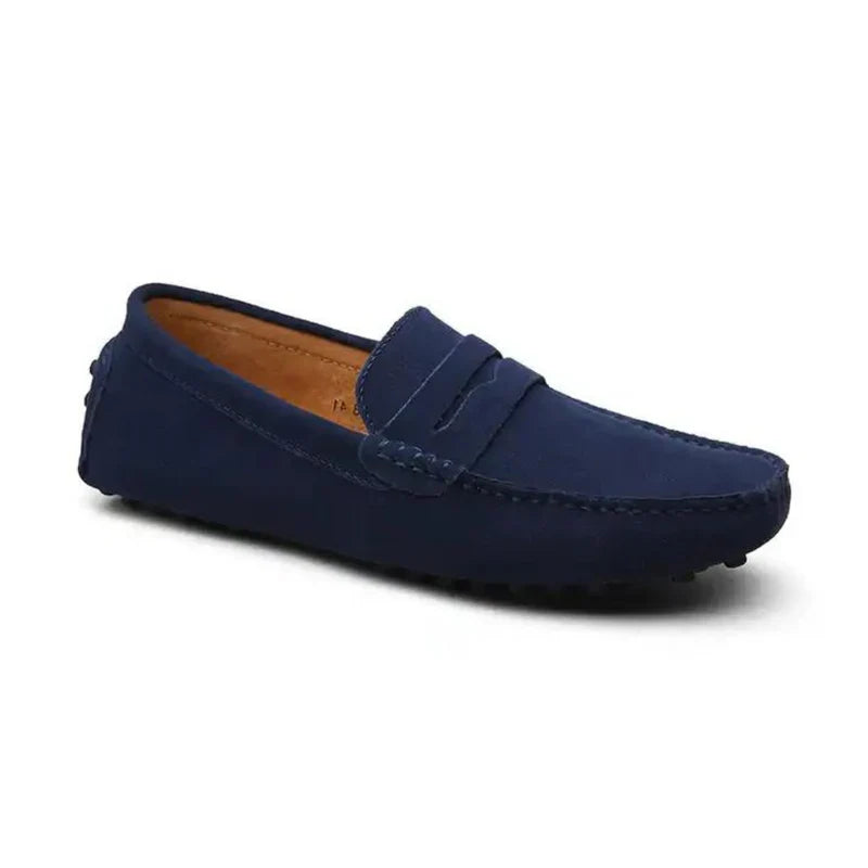 Suede Driver Loafers