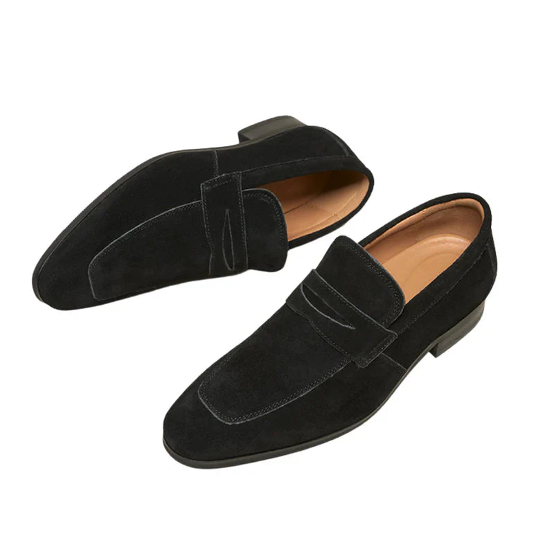 Neumiro Suede Strap Loafers