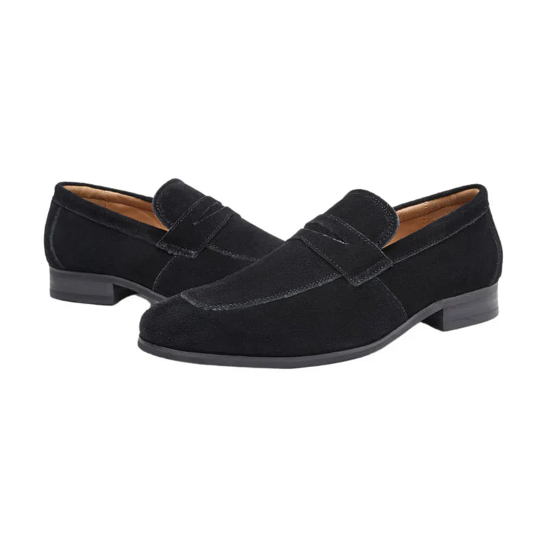 Neumiro Suede Strap Loafers