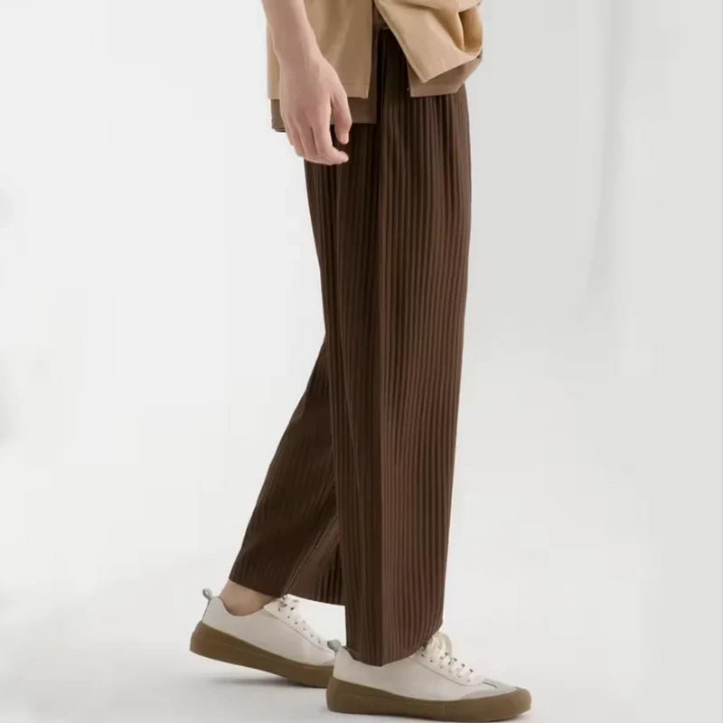 Ribbed Cotton Pantalon