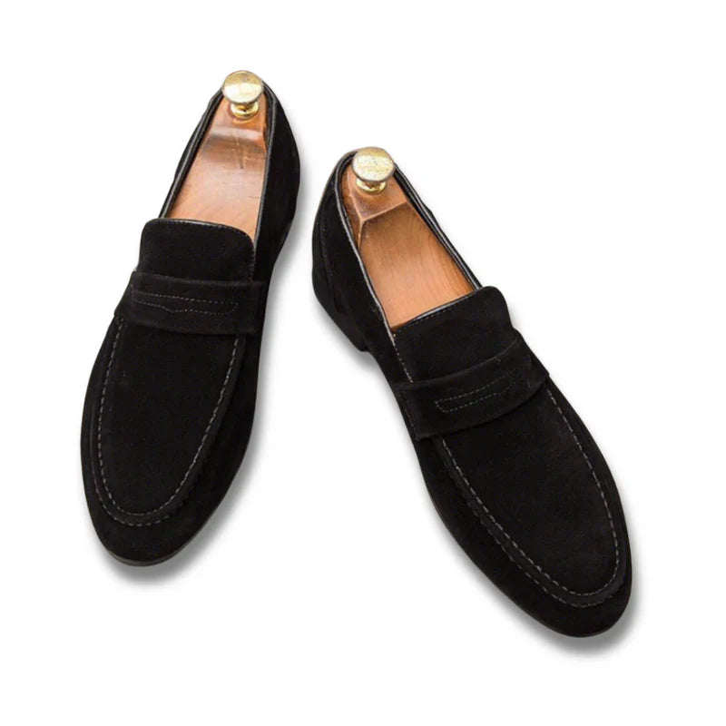 Neumiro Suede Strap Loafers