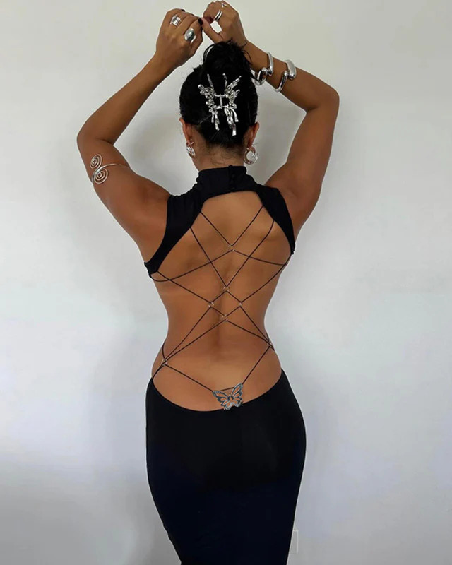 Vorelia Backless Dress