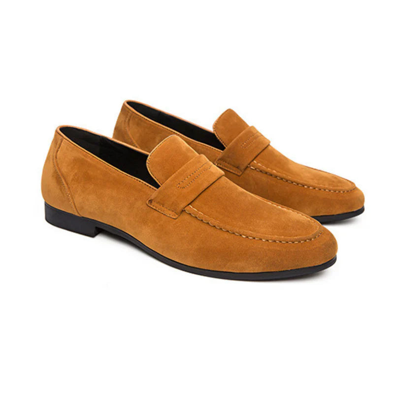 Neumiro Suede Strap Loafers