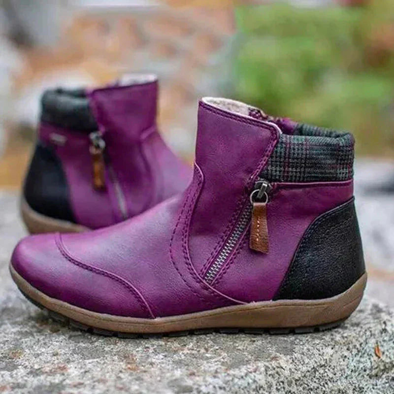 Fiona - Premium Zipper Orthopedic Waterproof Boots