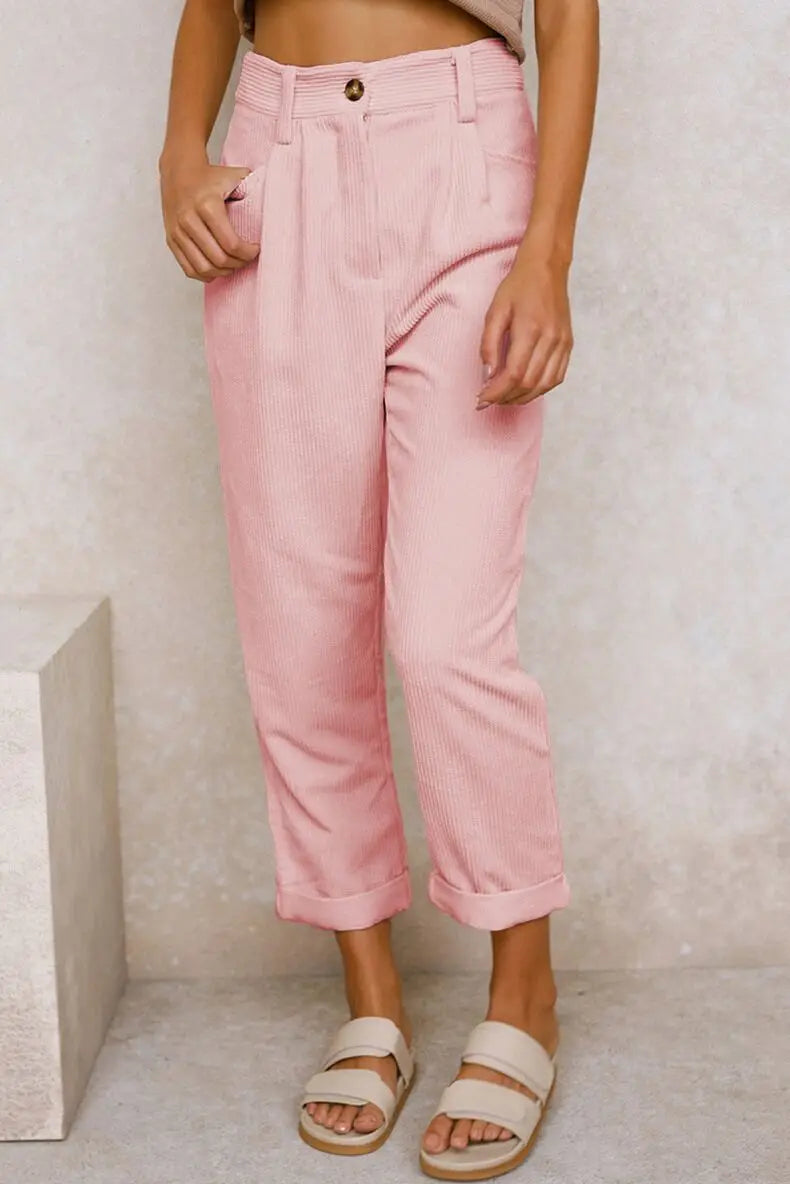 Charley | Relaxed Corduroy Trousers