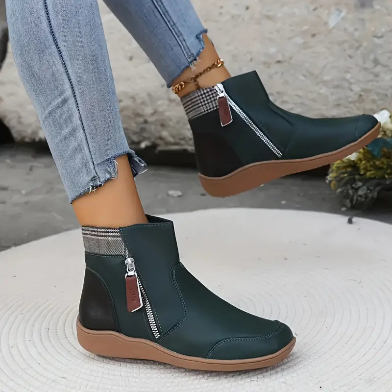 Fiona - Premium Zipper Orthopedic Waterproof Boots