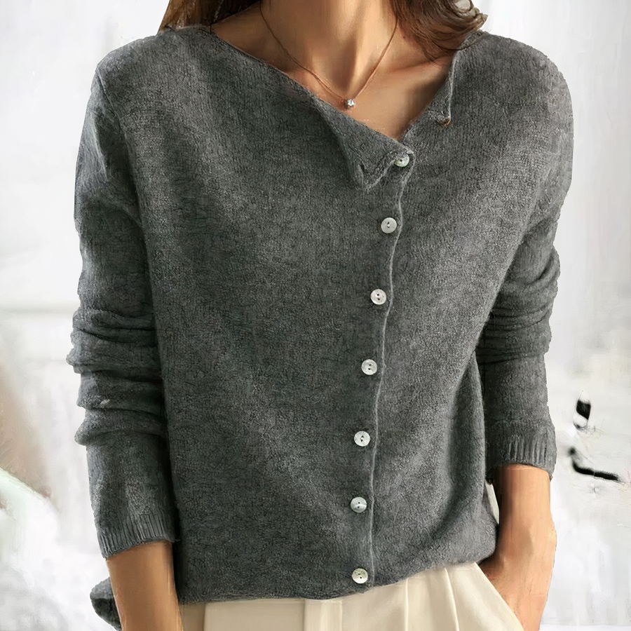 Hannah™ | Asymmetrical Knit Cardigan