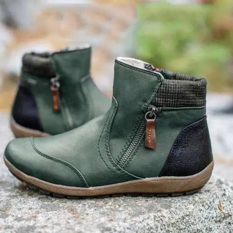 Fiona - Premium Zipper Orthopedic Waterproof Boots