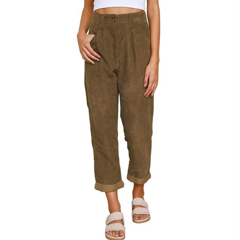 Charley | Relaxed Corduroy Trousers