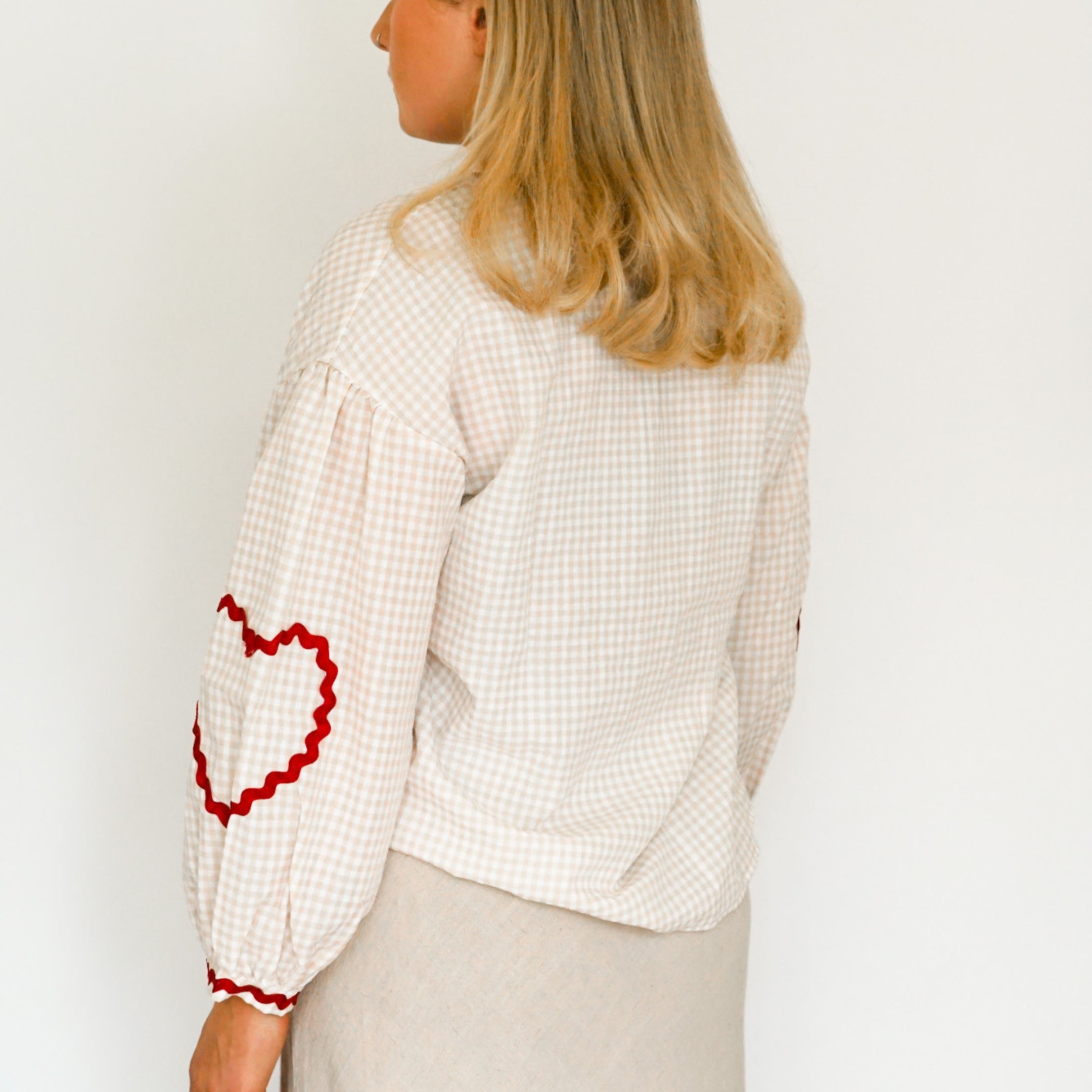 GRACIE-Sweetheart Blouse