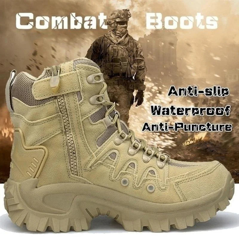 Jason™️ Men Outdoor Waterproof Non-Slip Hiking Boots Combat Boots