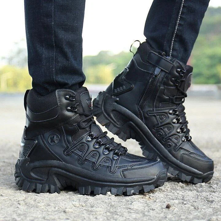 Jason™️ Men Outdoor Waterproof Non-Slip Hiking Boots Combat Boots