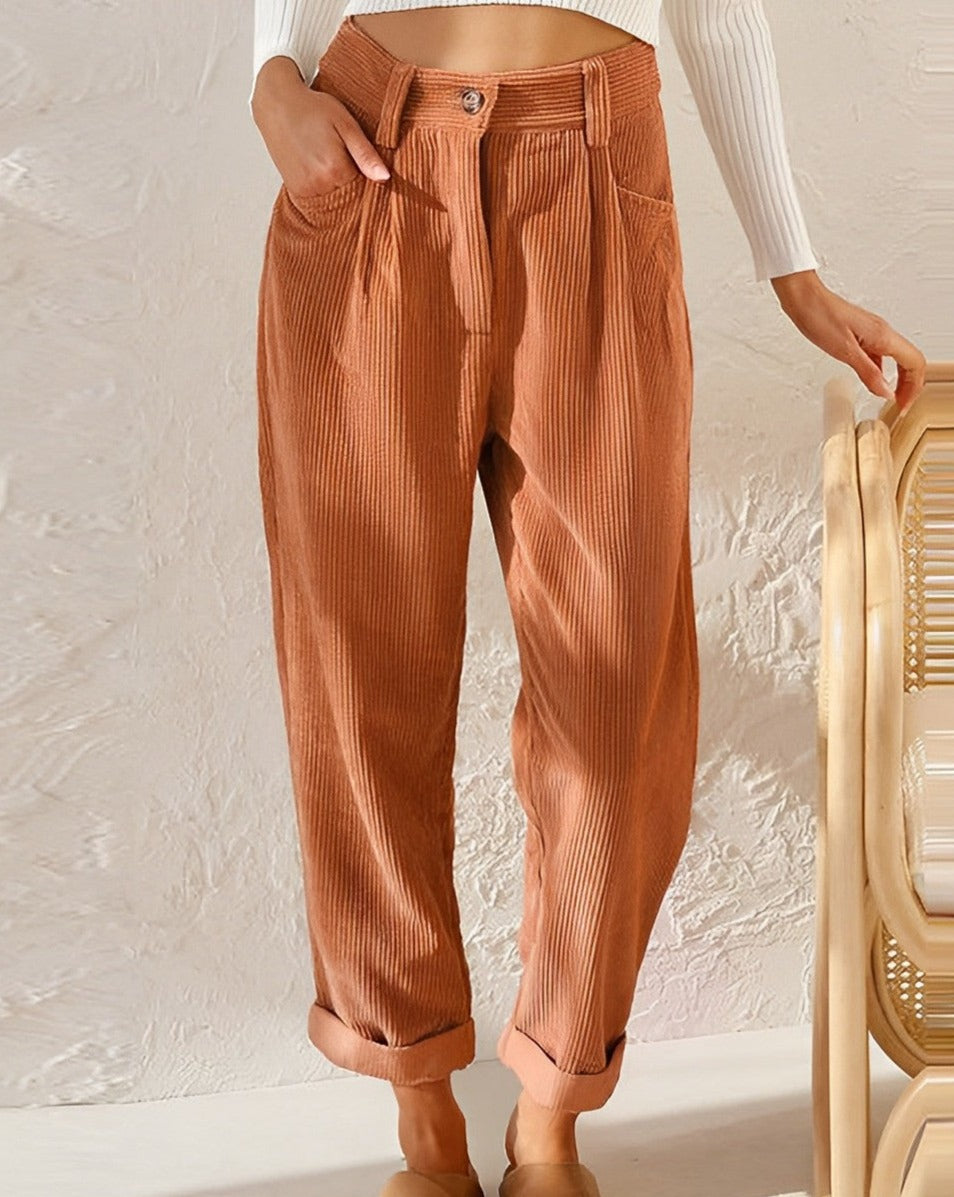 Charley | Relaxed Corduroy Trousers